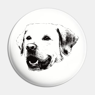 Golden Labrador gift for Labrador Owners Pin