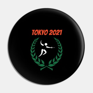 Fencing Tokyo 2021 Olympics Pin