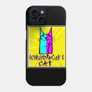 student Tattoo Sticker schrodingers Cat Phone Case