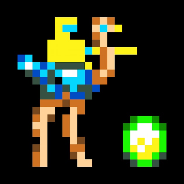 Joust - Mounted Hero and Egg by kruk