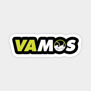 VAMOS Let's Go Tennis Design by CoVA Tennis Magnet