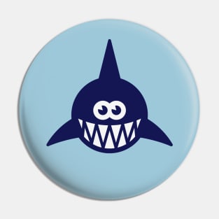 Fish Showing Teeth (Shark / Predator / Carnivore / 2C) Pin