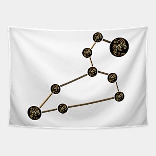 leo zodiac constellation Tapestry