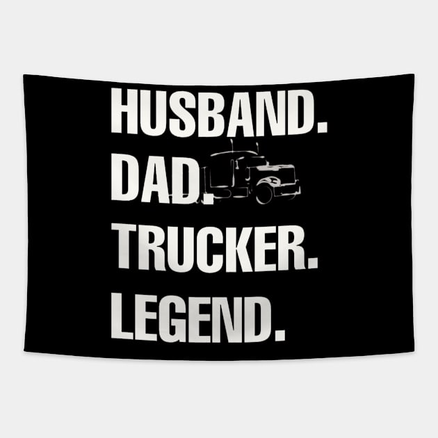 husband dad Trucker legend Tapestry by ZIID ETERNITY