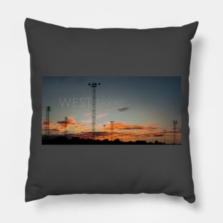 West Texas Sky Sunset Pillow