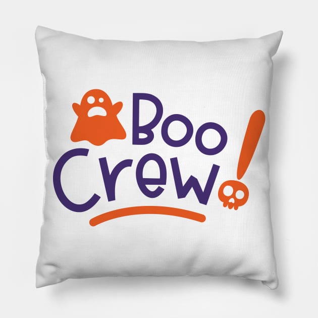 Boo crew Pillow by Ombre Dreams