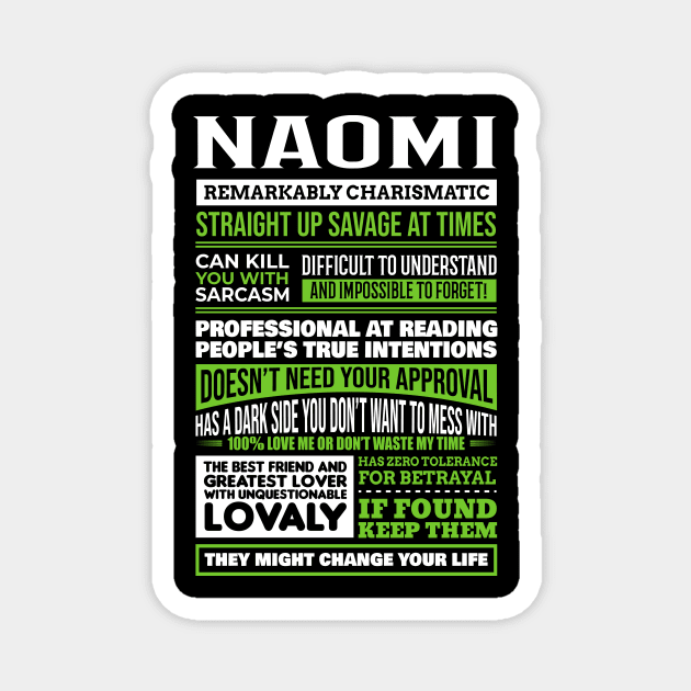 Naomi Magnet by Guitar Hero-Typography 