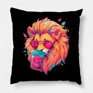 cool lion Pillow