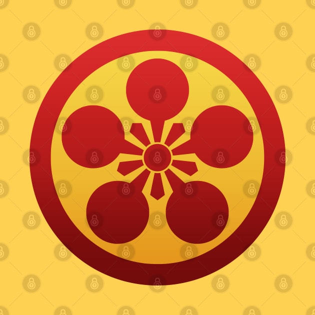 Maeda Clan Crest Kaga Umebachi by Takeda_Art