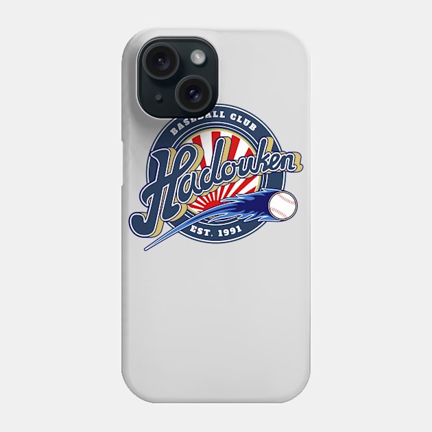 Hadouken Baseball Club Phone Case by monochromefrog