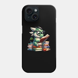 Dragon Reading Book Phone Case