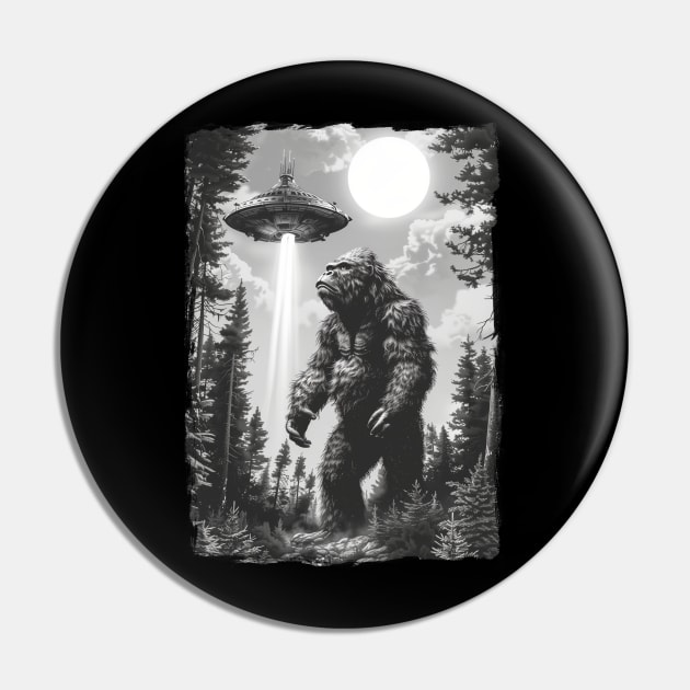 Bigfoot ufo abduction Pin by DavidLoblaw