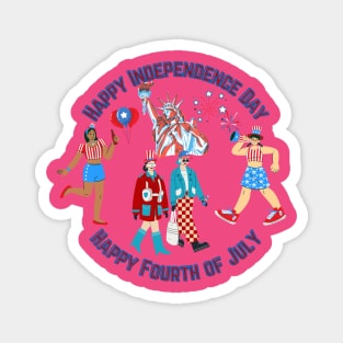 4th of July - Independence Day Magnet