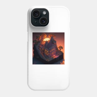 My small worlds : Sunset mansion Phone Case