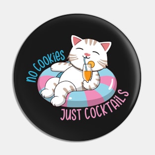 No Cookies Just Cocktails Pin