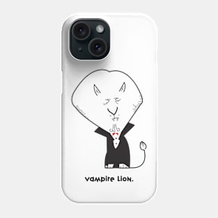 Vampire lion. Phone Case