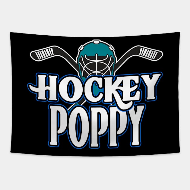 Hockey Dad Kids Hockey Father League Championship T Shirt - POPPY Tapestry by finchandrewf