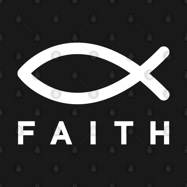 FAITH - Fish Symbol by Rusty-Gate98