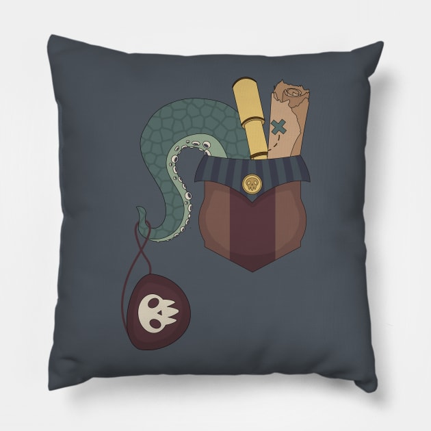 A Pirate's Pocket Pillow by mcoraci