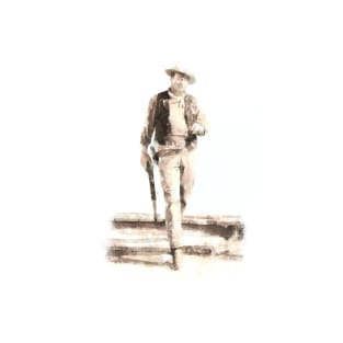 John Wayne watercolor T-Shirt