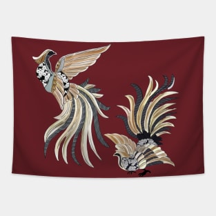 Couple Bird Engagement Event Tapestry