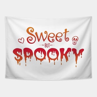 Sweet but Spooky - Orange Tapestry