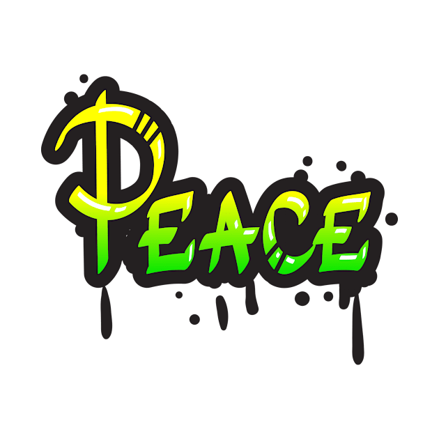 Peace word illustration by Choulous79