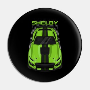 Ford Mustang Shelby GT500 2020-2021 - Grabber Lime - Black Stripes Pin