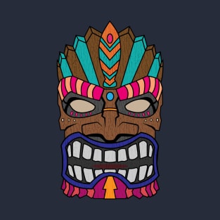 Tiki Totem Idol Mask T-Shirt