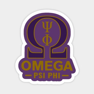 Omega Psi Phi Paraphernalia Magnet