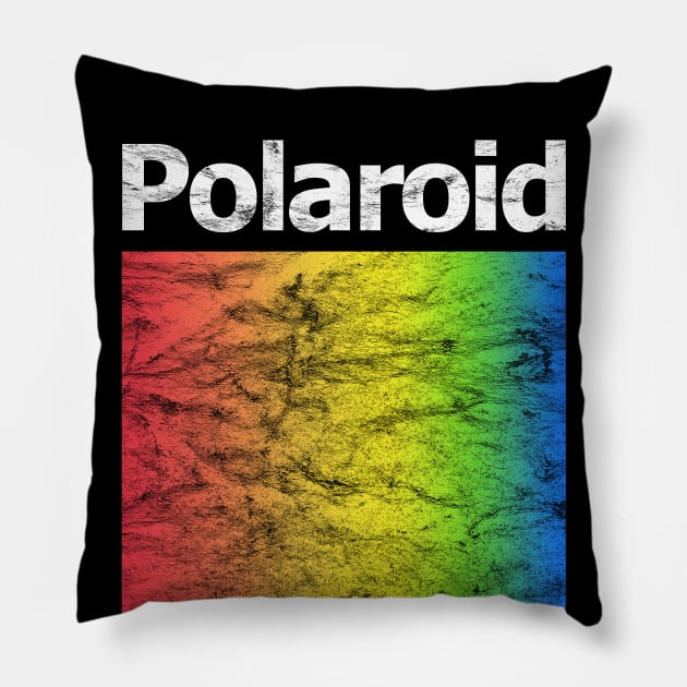 Polaroid (light) Pillow by Doc Multiverse Designs