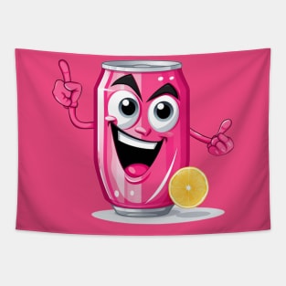 Soft drink cute T-Shirt cute giril Tapestry