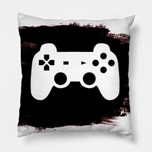 Gamer controller splash Pillow