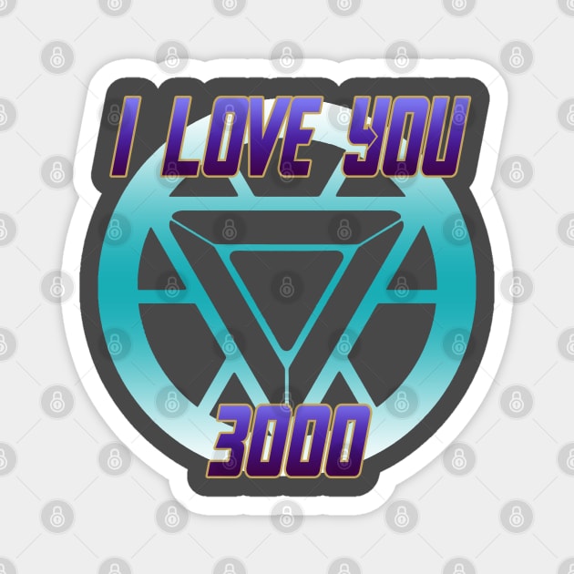 I love you 3000 Magnet by dankdesigns