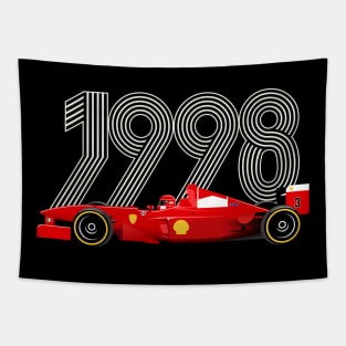 Retro Racing Car 1998 Tapestry