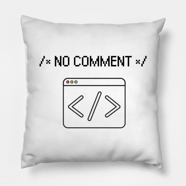 Developer no comment Pillow by maxcode