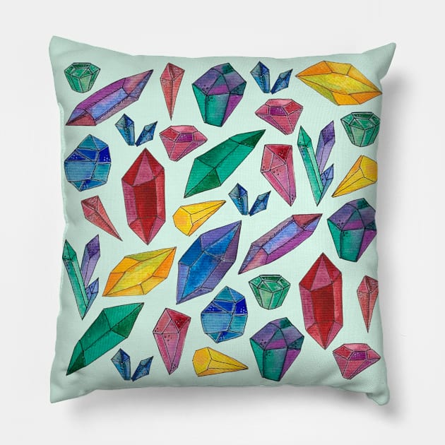 Gems Pillow by dariakorolova