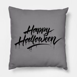 halloween text Pillow