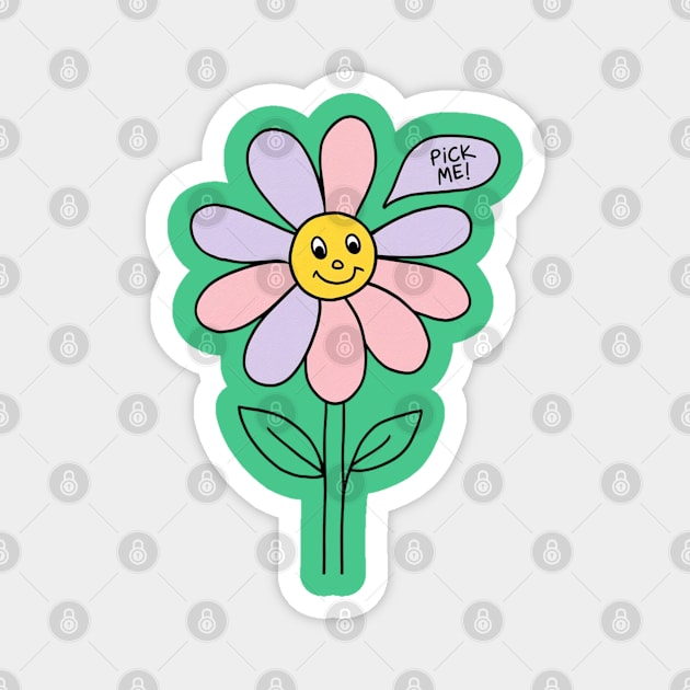 Flower - Pick Me! Magnet by SOS@ddicted