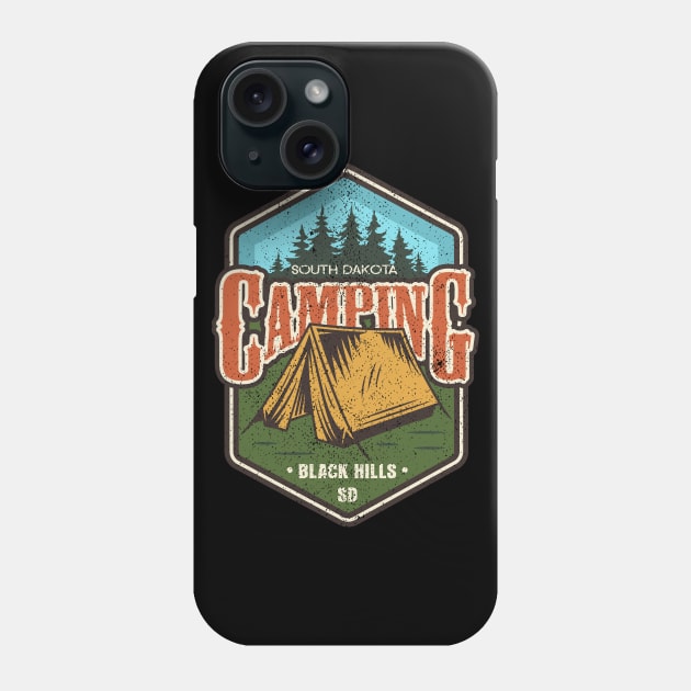 South Dakota Camping Phone Case by SouthDakotaGifts