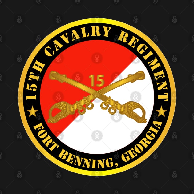 15th Cavalry Regiment -  Ft Benning GA w Cav Branch by twix123844