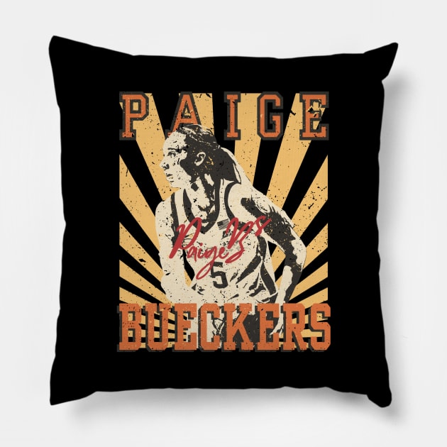 Paige Bueckers Star Pillow by D'Java ArtO