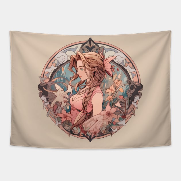 aerith Tapestry by WabiSabi Wonders