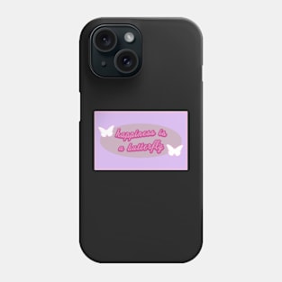 happiness is a butterfly - lana del rey Phone Case