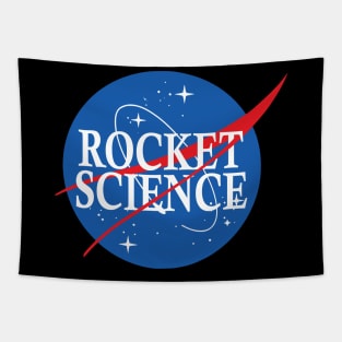 Nasa Rocket Science Logo Tapestry