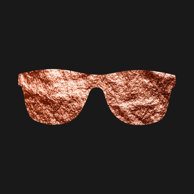 Sunglasses - rose gold foil by RoseAesthetic