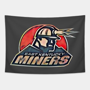 East Kentucky Miners Basketball Tapestry