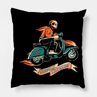 Scooter Madness Pillow