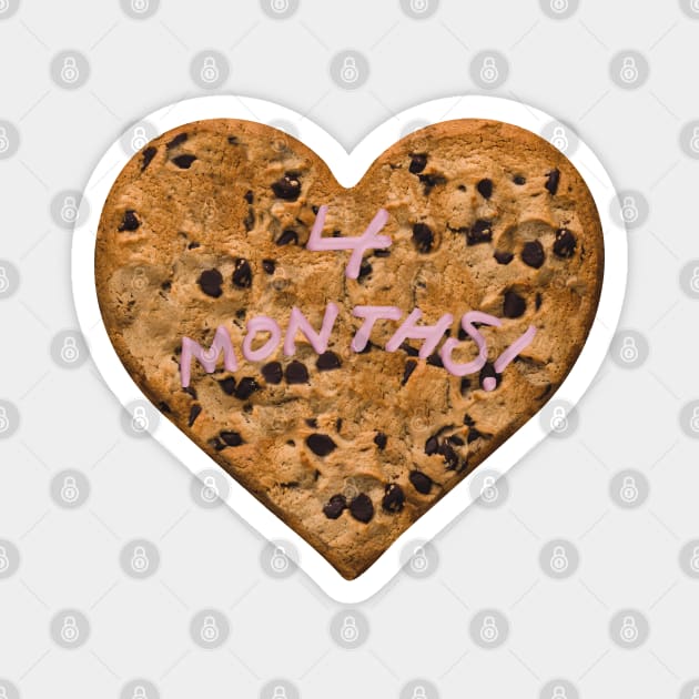 The Four Month Cookie Cake from Patrick to David Rose on Schitt's Creek Magnet by YourGoods