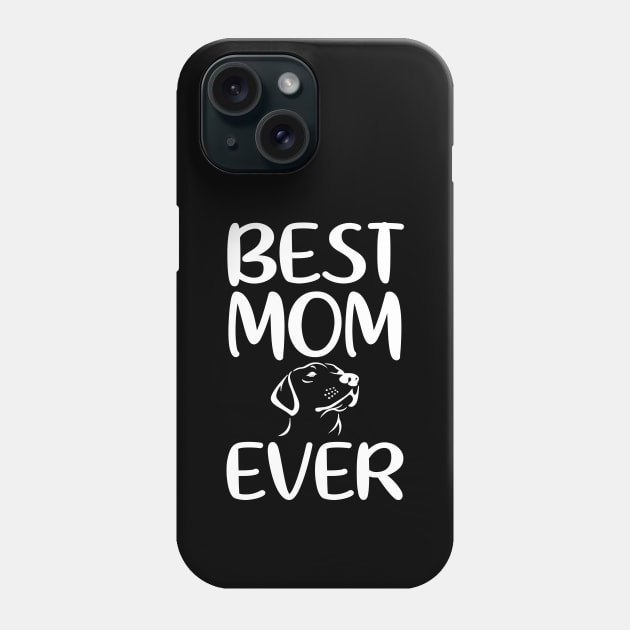 Best Dog Mom Ever Letter Print Women Funny Graphic Mothers Day Phone Case by xoclothes
